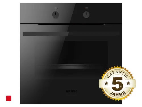 Einbau-Backofen autark Häfele Assedo BE11B6a Schwarz 65L Umluft Steam-Clean