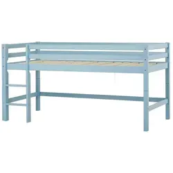 Hoppekids Hochbett  Eco Dream , blau , Maße (cm): B: 101 H: 105