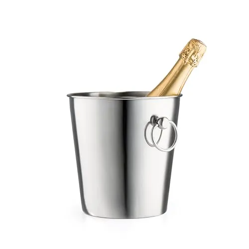 Sektkühler Champagnerkühler Edelstahl glänzend ø200x202mm
