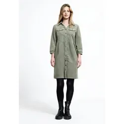 STREET ONE STUDIO Jeanskleid mit Volant grün 44 EU