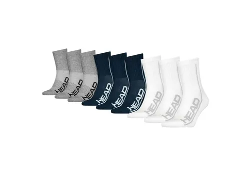 Head Sportsocken PERFORMANCE SHORT CREW - 9 Paar - Sportsocken in Größe 35-38, aus komfortablem Material-Mix für optimalen Tragekomfort beim Sport.