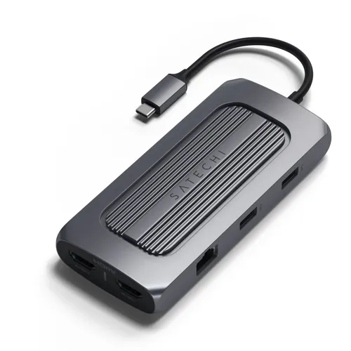 Satechi St-Ucmxam USB-C Hub - USB Hub mit 1 USB-C Port, kompakt und ideal für unterwegs, um Ihre Geräte schnell zu verbinden.