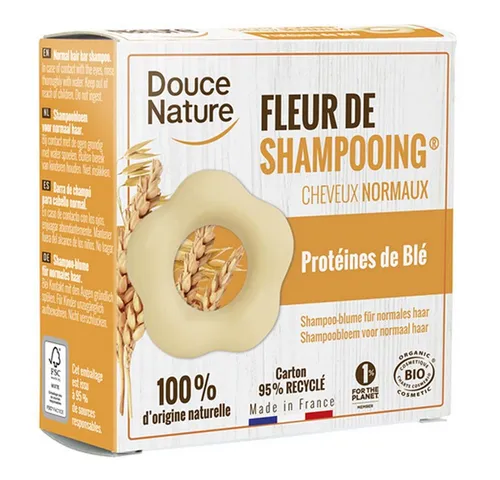 Douce Nature Haarseife Fleur de Shampooing - Normales Haar 85g