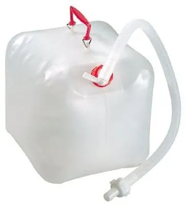 Outdoor International 20 L Abwasser Kanister - Faltbar und Praktisch für Camping - Caravan-Zubehör für müheloses Abwasser-Management, inklusive drehbarem Auslaufhahn und schlauch für einfachen Gebrauch.