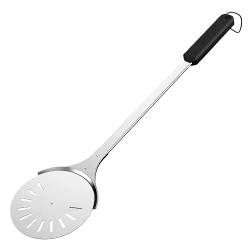 Cozze drehbarer Pizzaspachtel, Silber-Schwarz von cozze