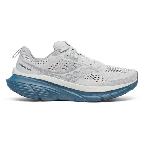 Saucony Herren Guide 18 Weiß 41.0 – Stabiler Laufschuh - Laufschuhe mit innovativer Center Path Technologie für sanftes Abrollen und optimale Stabilität. PWRRUN-Dämpfung sorgt für höchsten Komfort bei jedem Lauf.