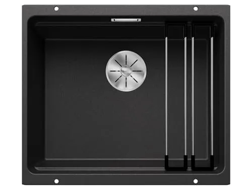 BLANCO ETAGON 500-U Granitspüle | Innovatives Stufenkonzept für flexibles Arbeiten - Sanitäranlagen & Zubehör: Die anthrazitfarbene SILGRANIT Spüle bietet ein durchdachtes Stufenkonzept für vielseitige Einsatzmöglichkeiten und ist pflegeleicht sowie hitzeunempfindlich.