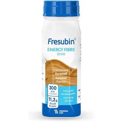 Fresenius Kabi Fresubin Energy Fibre Drink Karamell Trinkflasche, 4 x 200 ml, 1er Pack (1 x 5,5 kg)