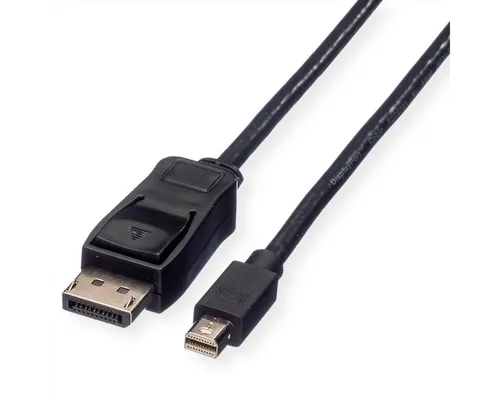 VALUE DisplayPort Kabel, DP ST - Mini DP ST Audio- & Video-Kabel, DisplayPort Männlich (Stecker), Mini DisplayPort Männlich (Stecker) (100.0 cm)