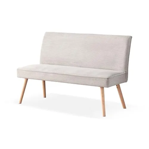 B&D home Sitzbank PAUL, gepolstert in Grau von B&D home