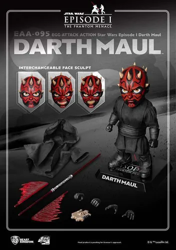 Beast Kingdom Toys Star Wars Episode I Figur Egg Attack Darth Maul 16 cm