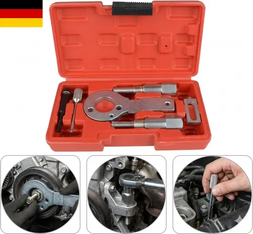 BGS Motor-Einstellwerkzeug-Satz für VAG 1.6, 2.0 CR TDI - Motoreninstandsetzung: Hochwertiger Werkzeug-Satz zur präzisen Arretierung von Zahnriemen und Nockenwellen, ideal für professionelle Anwendungen.