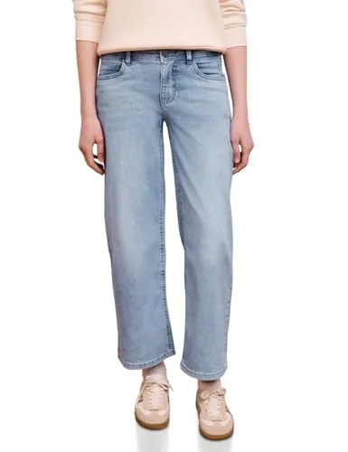 Street One Studio Damen Bleached Wide Leg Jeans
