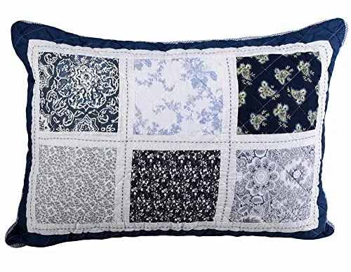 Kissenbezug Patchwork Kissen 50x70 Dekokissen Kissenhülle Gartenkissen Landhaus kds037 Palazzo Exklusiv