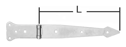 Pollmann Werfgehänge 55 x 3,75 x 600 mm hell verzinkt - 1646000