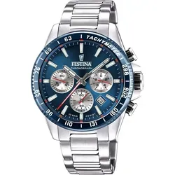 Festina Analog F20560/2 - Herren Chronograph - Elegante Festina Armbanduhr F20560/2 mit Chronograph, 12mm Gehäuse und praktischer Faltschließe. Ideal für stilbewusste Herren.