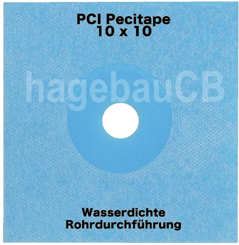 PCI Pecitape 10x10 Wand Dichtmanschette Lastogum Rohrdurchführung Abdichten