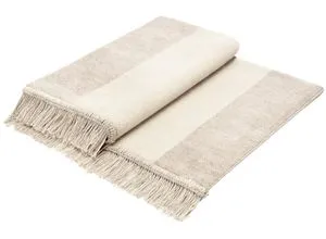 Biederlack Sofaläufer COVER COTTON 100x200 cm beige in braun von Biederlack