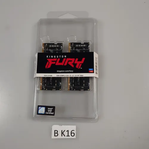 Produktbild 32GB (2x16GB) KINGSTON FURY Impact DDR4-3200 CL20