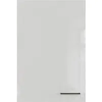 Flex Well Hängeschrank Lund 60x32x89 cm - lichtgrau glänzend - Küchenschrank mit elegantem Design, ideal für platzsparende Aufbewahrung und stilvolle Akzente in Ihrer Küche.