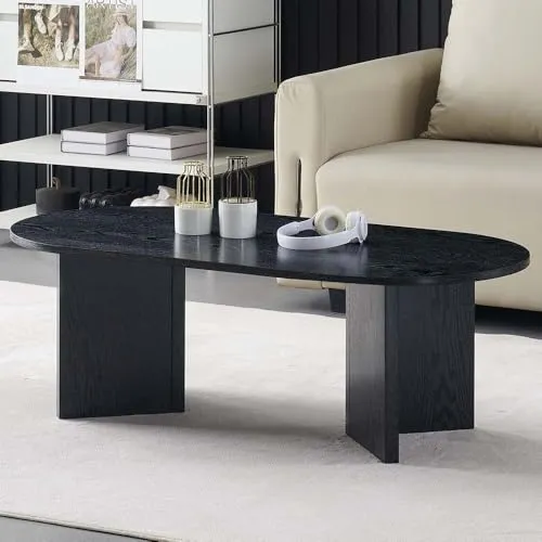 Milton & Oldbrook Couchtisch Kavarna, 120 cm, Schwarz in schwarz von Milton & Oldbrook