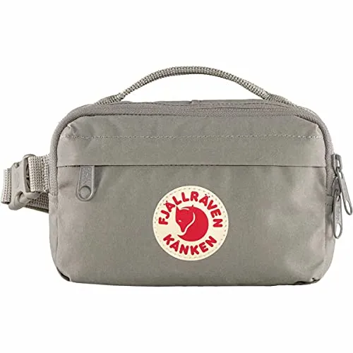 FJALLRAVEN Kånken Hip Pack Accessory-Travel Belt, Fog, One Size - Gürteltasche mit Hauptfach, Innentasche und Schlüsselclip. Ideal für Reisen und Outdoor-Aktivitäten, mit verstellbarem Gurt und zwei Außentaschen.