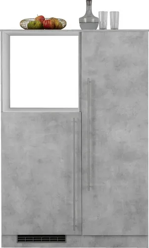 wiho Küchen Küche Chicago, Back-/Kühlmodul, wahlweise mit E-Geräten, Breite 110 cm