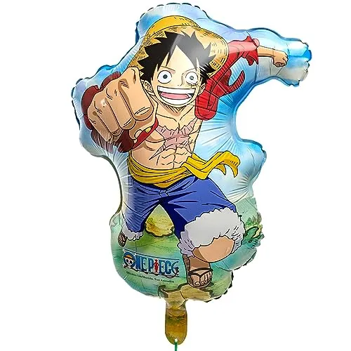 One Piece Folienballon XXL Monkey D. Ruffy Party-Deko Manga Party-Zubehör Deko Kindergeburtstag Luffy (One Piece Ruffy D. Monkey)