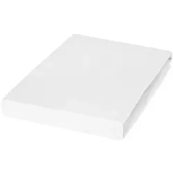 Janine Topper-Spannbetttuch 200x200 cm, Weiß - Bettlaken aus hochwertigem Mischgewebe, besonders dehnbar, formstabil und bügelfrei – ideal für höchsten Schlafkomfort und Allergiker geeignet.