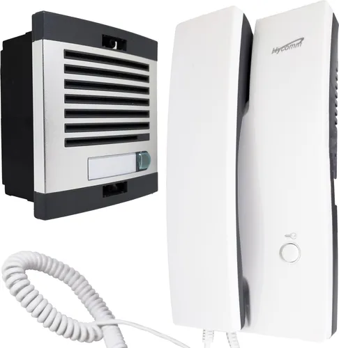 Intercom Gegensprechanlage Einfamilienhaus für Unterputz Türklingel 230 V AC 1 Wohnung Audio-Türsprechanlage Nachname Hintergrundbeleuchtung Retoo