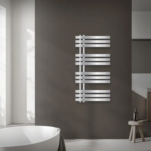 LuxeBath Badheizkörper Designheizkörper Handtuchwärmer Iron EM - Heizkörper für Badezimmer, kombiniert modernes Design mit effizienter Wärmeabgabe und Handtuchtrocknung – für ein warmes und behagliches Zuhause.
