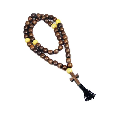 NKlaus Armkette 1168 Rosenkranz Buchsbaum 50.1s Handarbeit von NKlaus