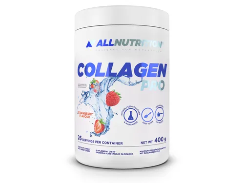 ALLNUTRITION Collagen Pro 400g Erdbeere Kollagen Collagen Haut Haare Hyaluronsäure