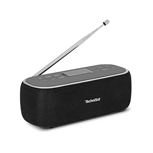 TechniSat VIOLA BT 1 - tragbarer Bluetooth-Lautsprecher und DAB+ Digitalradio - 2 in 1: Genießen Sie digitalen DAB+ Empfang und kraftvollen Bluetooth-Sound mit 6W. Ideal für unterwegs dank 9 Stunden Akkulaufzeit. Perfekt für Outdoor-Aktivitäten und Reisen.
