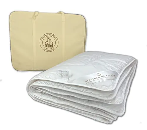 Abolengo de Alpaca Alpaka Bettdecke Ganzjahresdecke Premium Line - Bettdecken aus 100% Baby Alpaka, temperaturregulierend und ideal für Allergiker. Handgefertigt in Deutschland für höchsten Schlafkomfort das ganze Jahr über.
