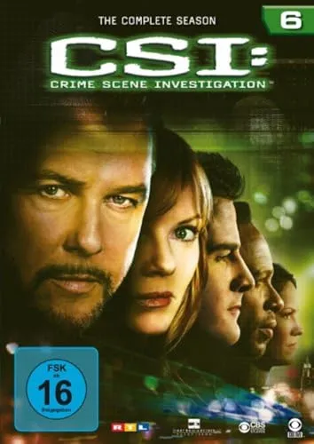 CSI - Season 6 [6 DVDs] - Spannende Krimiserie, freigegeben ab 16 Jahren, ideal für Fans von Ermittlungen und Forensik.