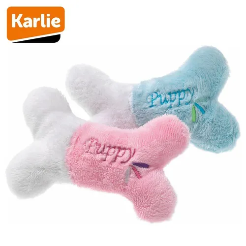 Karlie Plüsch-Welpenspielzeug Knochen von Karlie