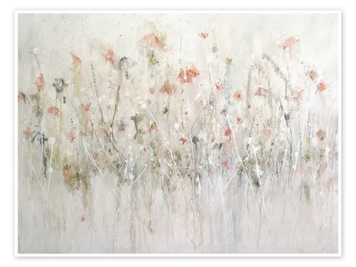 Poster & Bildende Kunst Beige von Posterlounge