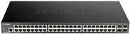 DGS 1250-52X Netzwerk-Switch - L3 Lite Smart Switch mit 48 x 10/100/1000 + 4 x 10 Gigabit SFP+, ideal für hohe Netzwerkgeschwindigkeiten und einfach rackmontierbar.
