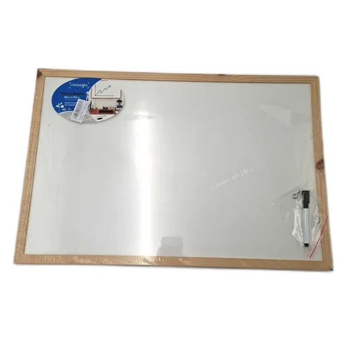 Whiteboard Holzrahmen kann chemisch gereinigt werden Naturholzbretter 60X40 cm
