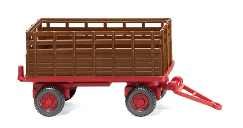 Wiking 038404 H0 Landwirtschaftlicher Anhänger - rehbraun