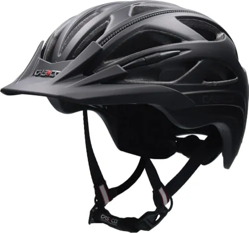 Casco activ 2 Fahrradhelm, Schwarz, 52-56 cm - Fahrradhelm mit hervorragender Passform, 30 Belüftungsöffnungen für optimale Kühlung und reflektierenden Streifen für 360 Grad Sichtbarkeit. Ideal für Sicherheit und Komfort auf jeder Fahrt.