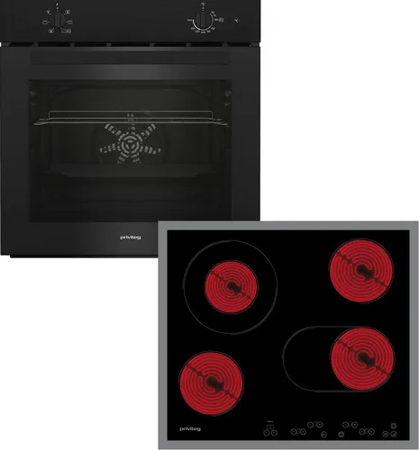 Privileg Backofen-Set BAKO 100 Black von Privileg