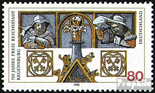 Prophila Collection BRD (BR.Deutschland) 1786 (kompl.Ausg.) FDC Ersttagsbrief 1995 Regensburg (Briefmarken für Sammler)