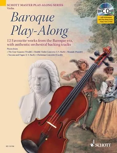 Baroque Play-Along, Violine und Klavier (mit CD) PORTOFREI VOM MUSIKFACHHÄNDLER