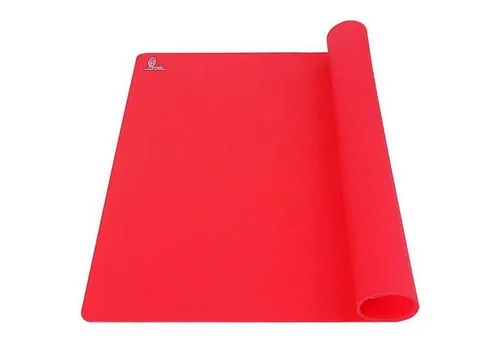 Backmatte Silikon Ausrollmatte Teigmatte Pizza Rot 60x40cm