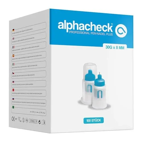 Alphacheck Professional Pen-Nadel Plus 30 Gx8 mm Kanüle
