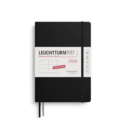 Kalender, Organizer & Zeitplaner Schwarz von LEUCHTTURM1917
