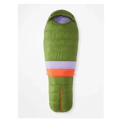 Marmot Angel Fire -4 Regular Damen Daunenschlafsack - Schlafsäcke, ideal für kalte Nächte mit -4°C Komforttemperatur und leichtem, packbarem Design für Abenteuer in der Natur.
