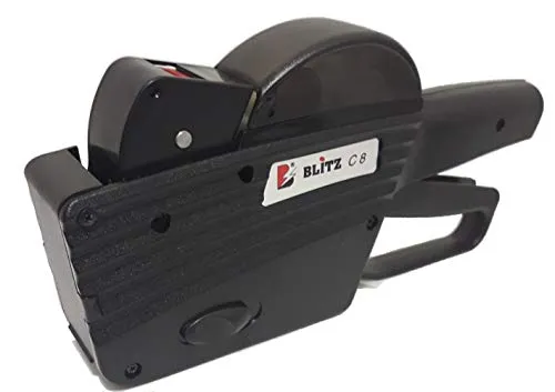 Blitz Preisauszeichner Modell C8 schwarz von Ispa Rotoli